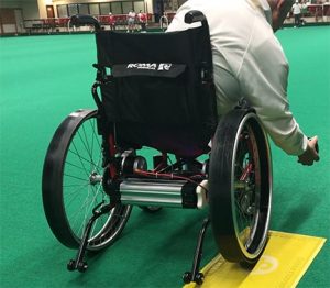 disability bowls equipment powered wheelchair