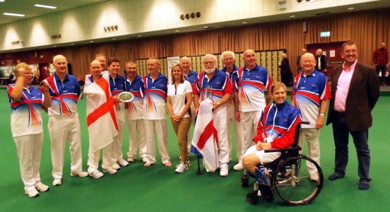 Disabilty Bowls England International Squad 2015
